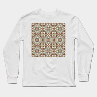 Seamless abstract pattern in Oriental style Long Sleeve T-Shirt